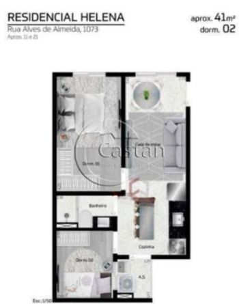 Foto 6 do(a) Apartamento de 2 quartos à venda em Chácara Belenzinho, São Paulo