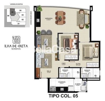 Foto 13 do(a) Apartamento de 2 quartos à venda em Praia do Morro, Guarapari