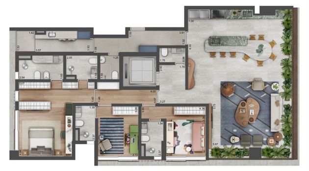 Foto 44 do(a) Apartamento de 3 quartos à venda em Vila Nova Conceição, São Paulo