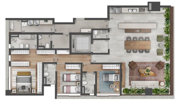 Foto 45 do(a) Apartamento de 3 quartos à venda em Vila Nova Conceição, São Paulo