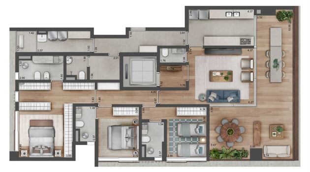 Foto 42 do(a) Apartamento de 3 quartos à venda em Vila Nova Conceição, São Paulo