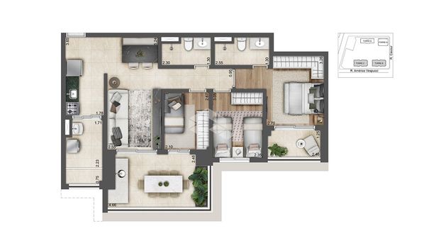 Foto 33 do(a) Apartamento de 4 quartos à venda em Vila Prudente, São Paulo