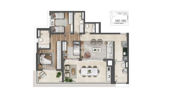 Foto 32 do(a) Apartamento de 4 quartos à venda em Vila Prudente, São Paulo