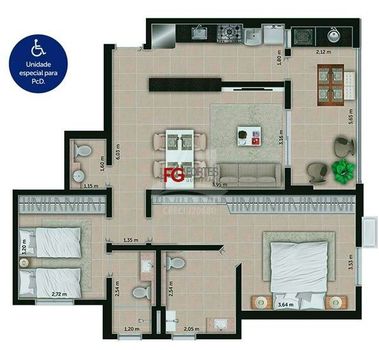 Foto 31 do(a) Apartamento de 2 quartos à venda em Jardim Califórnia, Ribeirão Preto