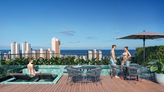 Foto 2 do(a) Flat de 1 quartos à venda em Aeroclube, João Pessoa