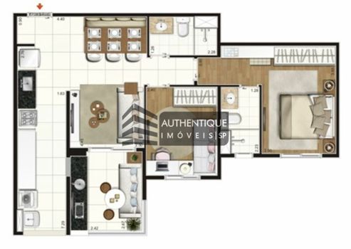 Foto 18 do(a) Apartamento de 2 quartos à venda em Chácara Inglesa, São Paulo