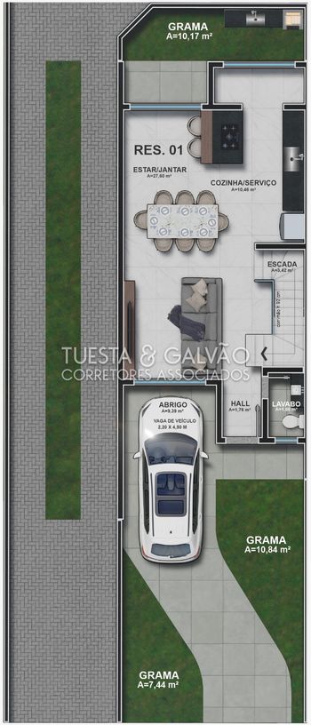 Foto 19 do(a) Casa em Condomínio de 3 quartos à venda em Água Verde, Curitiba