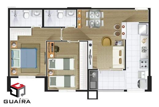Foto 22 do(a) Apartamento de 2 quartos à venda em Fundação, São Caetano do Sul