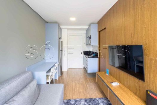 Foto 2 do(a) Flat de 1 quartos à venda em Vila Nova Conceição, São Paulo