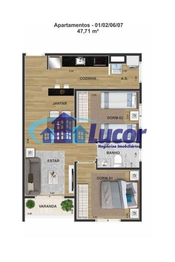 Foto 2 do(a) Apartamento de 2 quartos à venda em Vila Silveira, Guarulhos