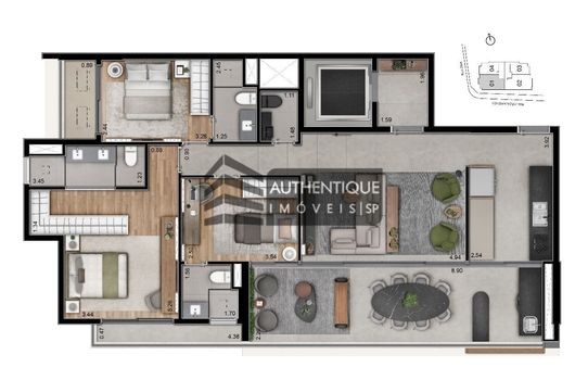 Foto 32 do(a) Apartamento de 3 quartos à venda em Vila Nova Conceição, São Paulo