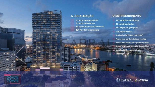 Foto 4 do(a) Apartamento de 1 quartos à venda em Centro, Itajaí