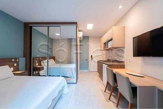 Foto 1 do(a) Flat de 1 quartos à venda em Centro, São Paulo