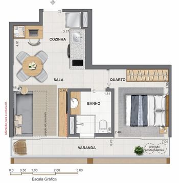 Foto 49 do(a) Apartamento de 1 quartos à venda em Jacarepaguá, Rio de Janeiro