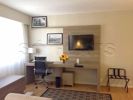 Foto 4 do(a) Flat de 1 quartos à venda em Itaim Bibi, São Paulo