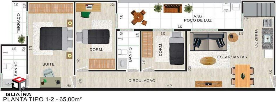 Foto 4 do(a) Cobertura de 3 quartos à venda em Paraíso, Santo André