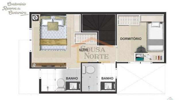 Foto 5 do(a) Casa em Condomínio de 2 quartos à venda em Tremembé, São Paulo
