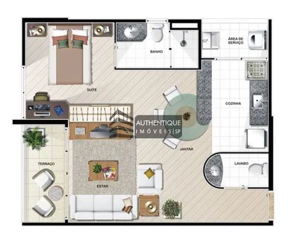Foto 17 do(a) Apartamento de 1 quartos à venda em Vila Olímpia, São Paulo