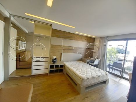 Foto 2 do(a) Flat de 1 quartos à venda em Vila Olímpia, São Paulo