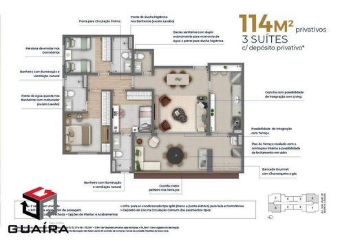 Foto 4 do(a) Apartamento de 3 quartos à venda em Planalto, São Bernardo do Campo