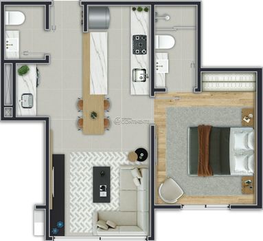 Foto 40 do(a) Apartamento de 2 quartos à venda em Coqueiros, Florianópolis