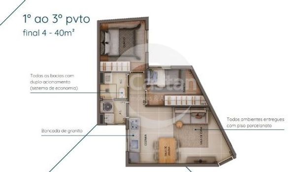 Foto 13 do(a) Apartamento de 1 quartos à venda em Vila Alpina, São Paulo