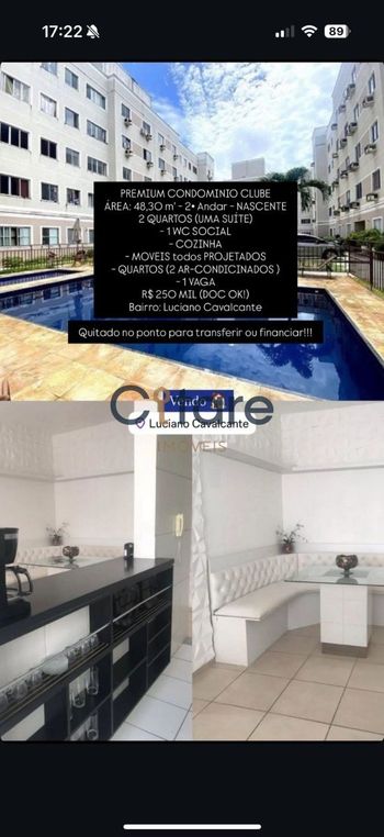 Foto 1 do(a) Apartamento de 2 quartos à venda em Salinas, Fortaleza