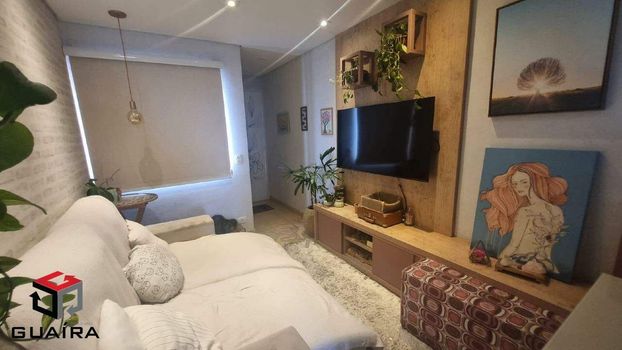 Foto 3 do(a) Apartamento de 2 quartos à venda em Vila Scarpelli, Santo André