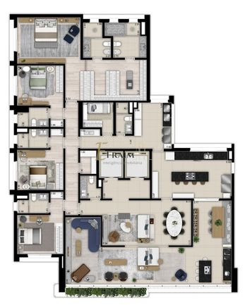 Foto 6 do(a) Apartamento de 4 quartos à venda em Jardim Leonor, São Paulo