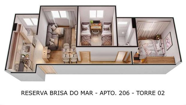 Foto 21 do(a) Apartamento de 2 quartos à venda em Manuel Dias Branco, Fortaleza