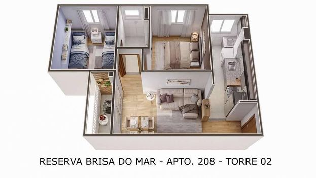 Foto 22 do(a) Apartamento de 2 quartos à venda em Manuel Dias Branco, Fortaleza