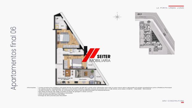 Foto 10 do(a) Apartamento de 2 quartos à venda em Centro, Florianópolis