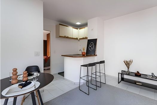 Foto 3 do(a) Flat de 1 quartos à venda em Indianópolis, São Paulo