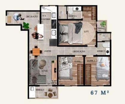 Foto 27 do(a) Apartamento de 3 quartos à venda em Jardim Santo Antônio, Santo André