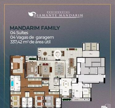 Foto 1 do(a) Flat de 4 quartos à venda em Parque Baguaçu, Araçatuba