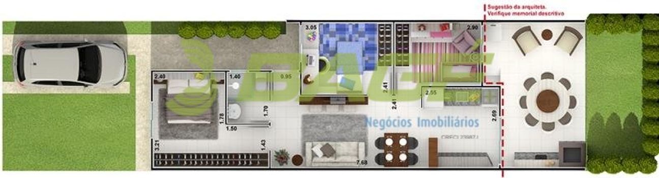 Foto 3 do(a) Casa em Condomínio de 2 quartos à venda em Areal, Pelotas