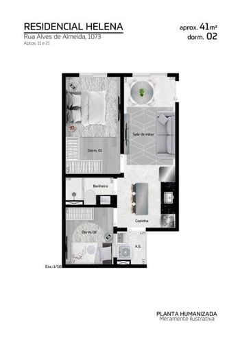 Foto 7 do(a) Apartamento de 2 quartos à venda em Chácara Belenzinho, São Paulo