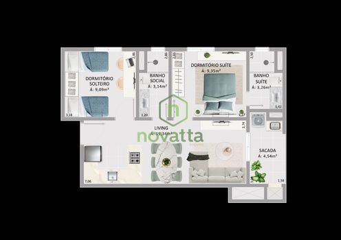 Foto 16 do(a) Apartamento de 2 quartos à venda em Primavera, Novo Hamburgo