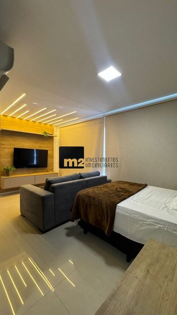 Foto 1 do(a) Flat de 1 quartos à venda em Jardim Goiás, Goiânia