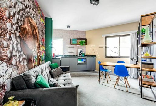Foto 1 do(a) Apartamento de 1 quartos à venda em Jardim Paulista, São Paulo