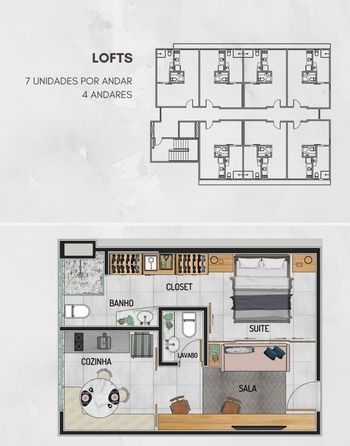 Foto 2 do(a) Apartamento de 1 quartos à venda em Santa Rosa, Belo Horizonte