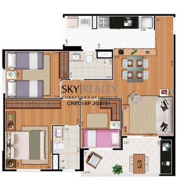 Foto 23 do(a) Apartamento de 3 quartos à venda em Vila Andrade, São Paulo