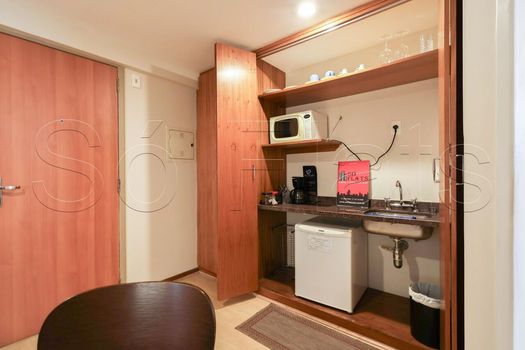 Foto 3 do(a) Flat de 1 quartos à venda em Brooklin Paulista, São Paulo