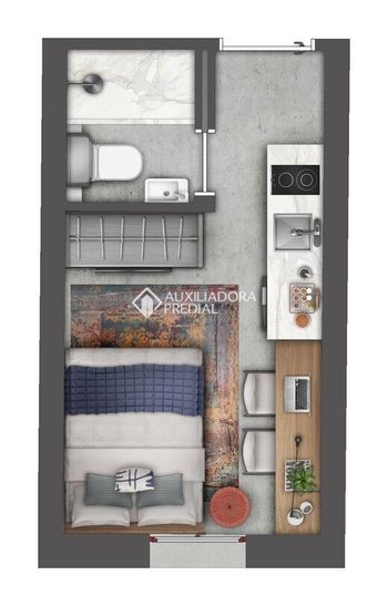 Foto 7 do(a) Loft de 1 quartos à venda em Floresta, Porto Alegre
