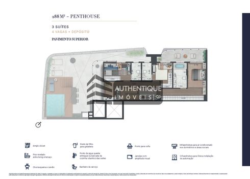 Foto 45 do(a) Apartamento de 3 quartos à venda em Chácara Itaim, São Paulo