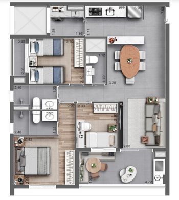 Foto 1 do(a) Apartamento de 2 quartos à venda em Indianópolis, São Paulo