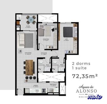 Foto 27 do(a) Apartamento de 3 quartos à venda em Kobrasol, São José