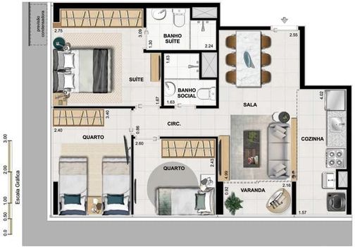 Foto 32 do(a) Apartamento de 2 quartos à venda em Camorim, Rio de Janeiro