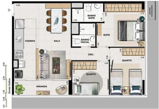 Foto 33 do(a) Apartamento de 2 quartos à venda em Camorim, Rio de Janeiro