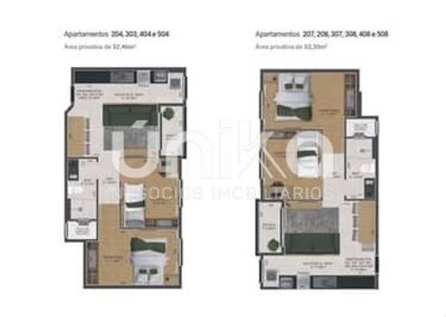 Foto 3 do(a) Apartamento de 2 quartos à venda em Urussanguinha, Araranguá